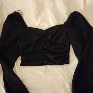 Black Nordstrom Crop Top